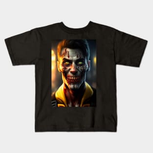 Zombie Scary face Kids T-Shirt